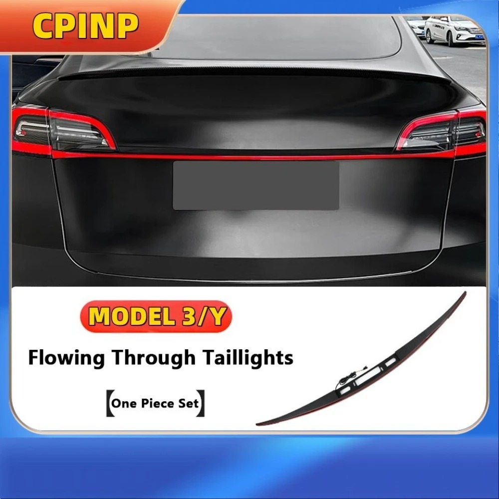 It is suitable for upgrading the dynamic taillight strip of for  Y model through the taillight of Model3